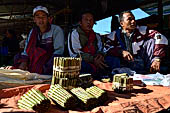 Inle Lake Myanmar. The market of the village of Nampan on the eastern lakeshore. 